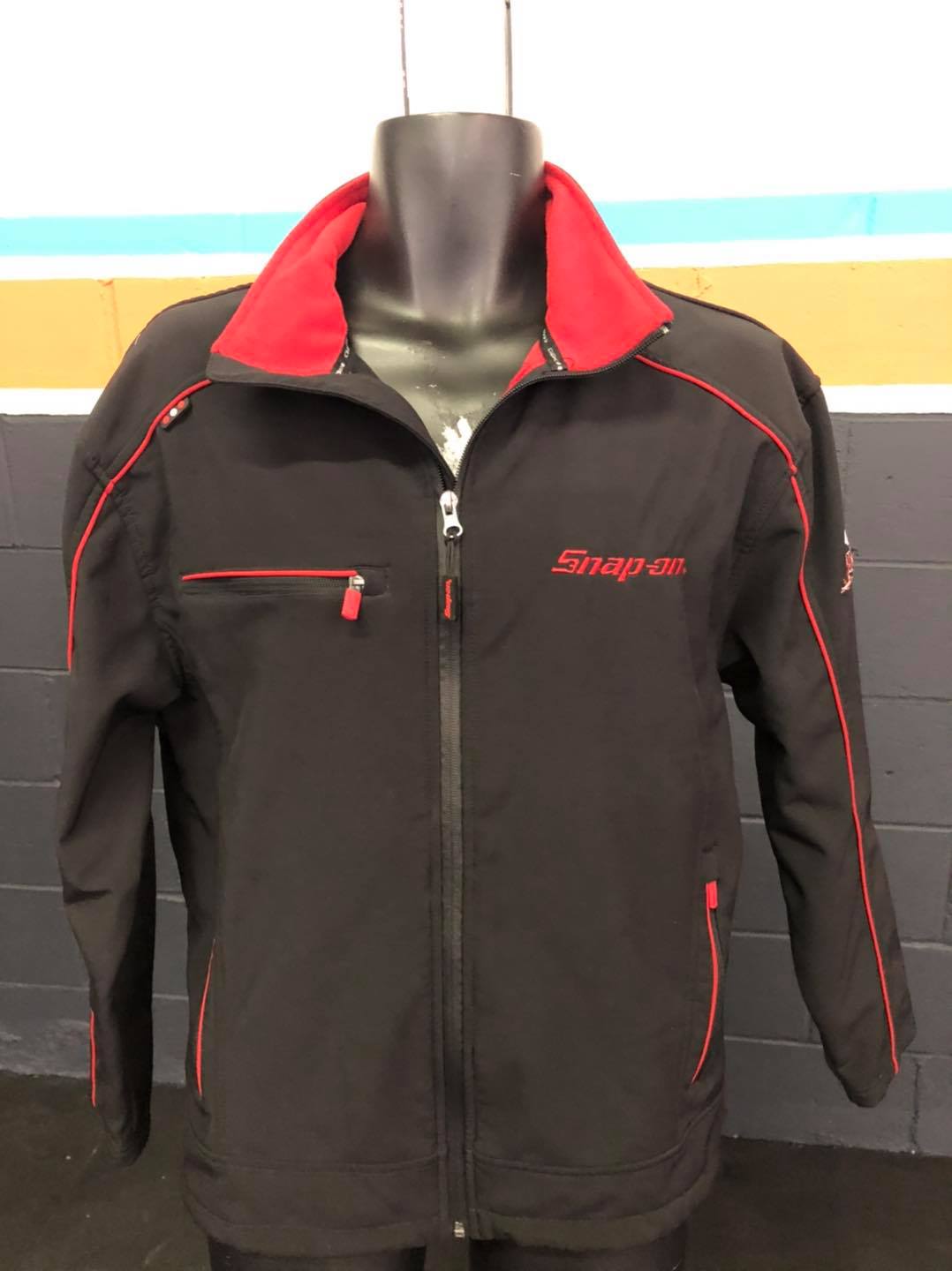 Snap-On Choko Fleece Lined Jacket Reflective Material Blk/Red – Big Kid