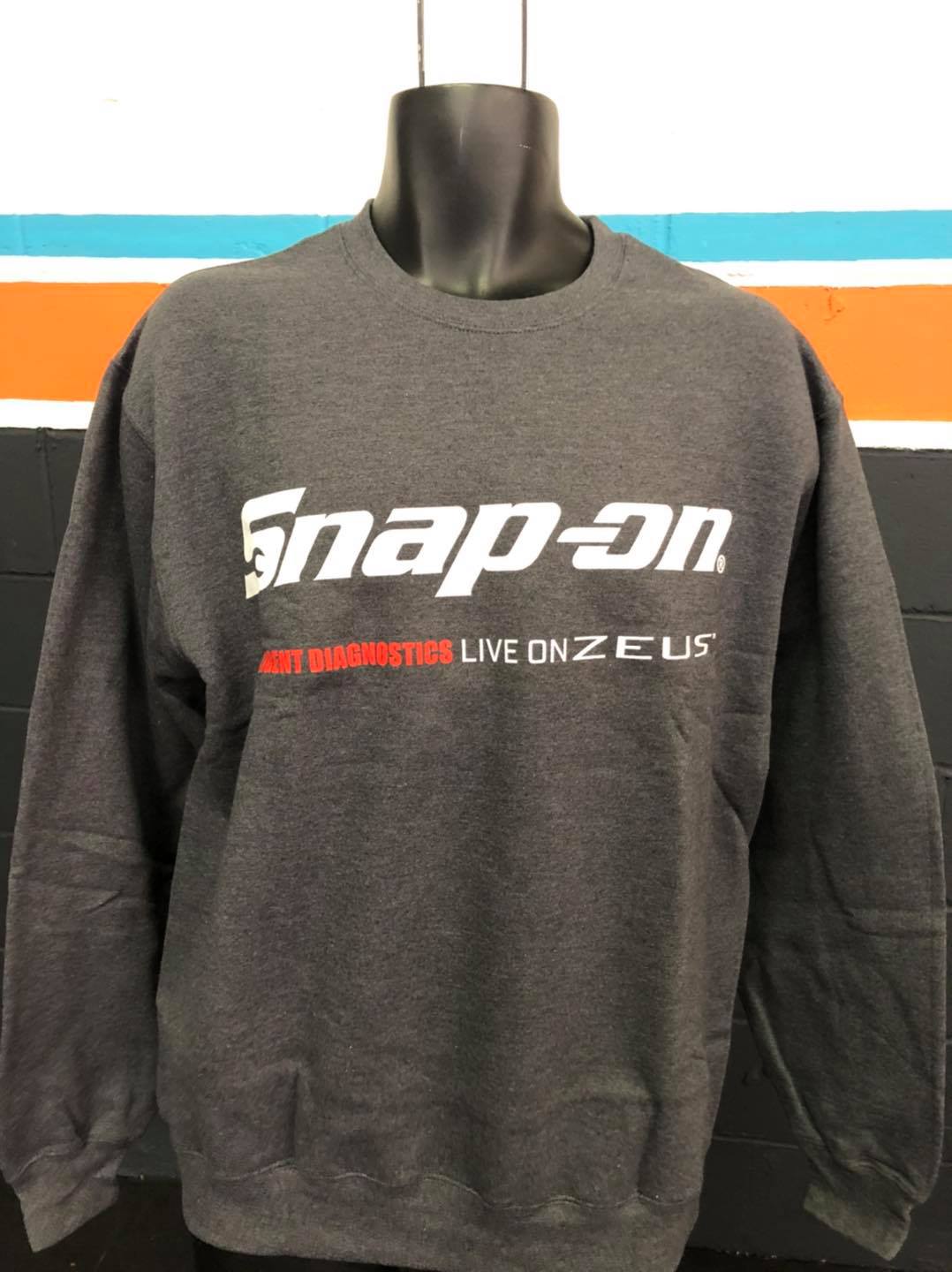 Snap-On Gray Live On Zeus Sweatshirt Size Large – Big Kid Merchandise