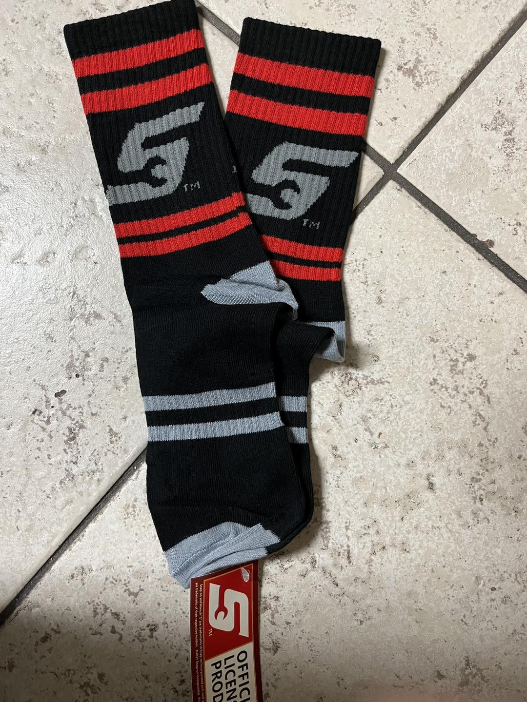 Snap On S Logo Pull Up Socks – Big Kid Merchandise